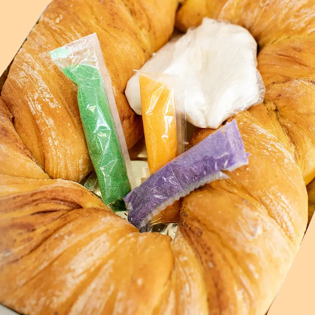 Cream Cheese Filled King Cake
