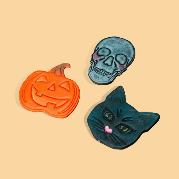 3pk Halloween Cake Toppers