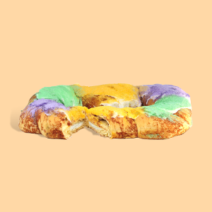 Cream Cheese Filled King Cake