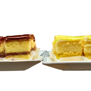 Chocolate and Lemon Doberge Squares