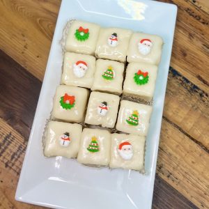 Christmas Petit Fours - Almond