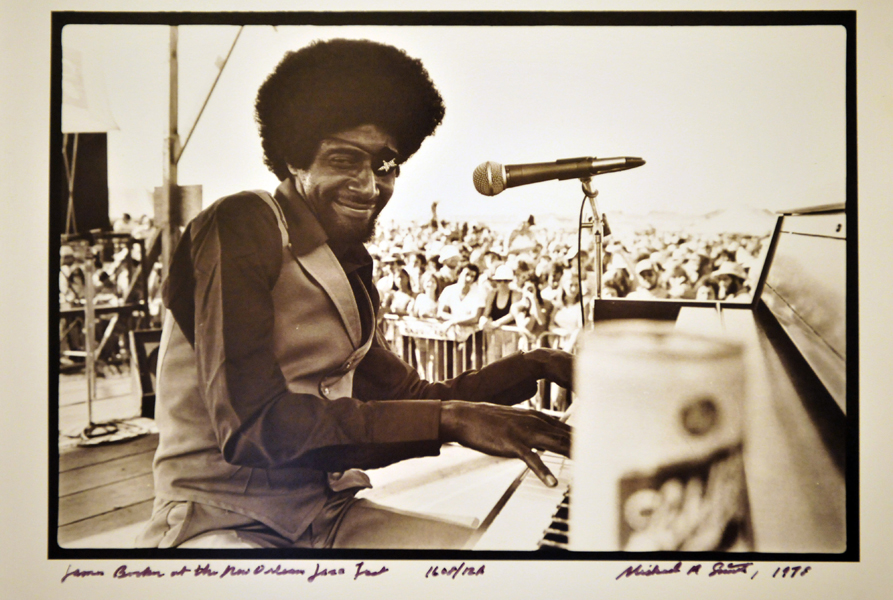 Photo Credit: The Historic New Orleans Collection. James Booker brought his signature style to Jazz Fest 1978.