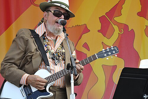 Dr. John performing at Jazz Fest in 2012.