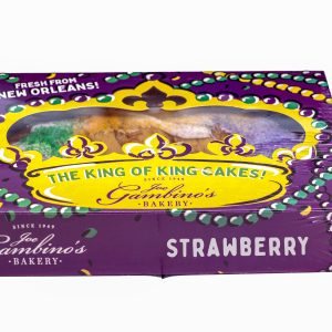 Strawberry Filled King Cake