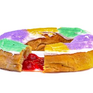 Strawberry Filled King Cake