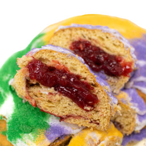 Strawberry Filled King Cake